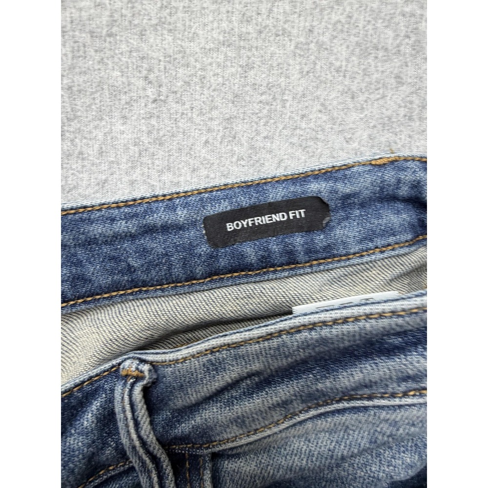 Judy Blue Boyfriend Jeans Womens 15/32 Blue Medium Wash Mid Rise Stretch Denim - Picture 7 of 11